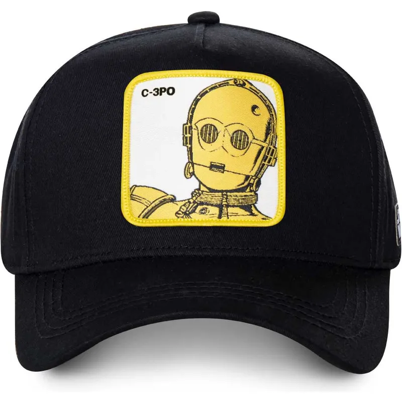 cepice-zaoblena-cerna-snapback-c3p3-c-3po-star-wars-capslab cepice-zaoblena-cerna-snapback-c3p3-c-3po-star-wars-capslab