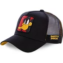 capslab-daffy-duck-daf1-looney-tunes-trucker-cap-schwarz