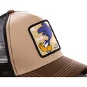 cepice-zaoblena-zadne-zvire-hneda-snapback-correcaminos-roa2-looney-tunes-pipak-looney-tunes-capslab