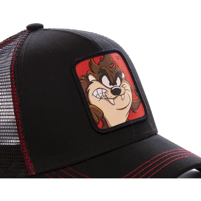 schwarze-trucker-cap-tasmanischer-teufel-taz1-looney-tunes-von-capslab