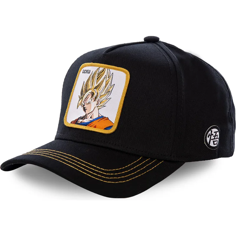 cap-zaoblena-black-snapback-son-goku-dragon-ball-capslab