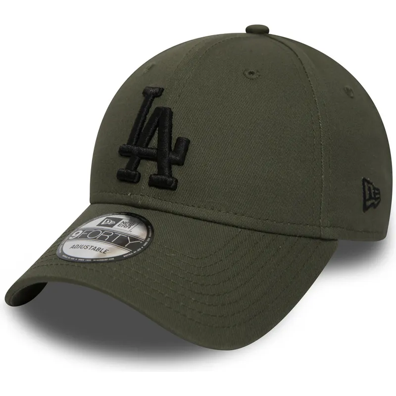 cepice-zaoblena-zelena-nastavitelny-9forty-essential-los-angeles-dodgers-mlb-new-era