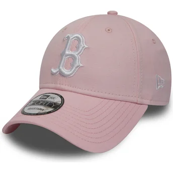 cepice-zaoblena-ruzova-nastavitelny-9forty-essential-boston-red-sox-mlb-new-era