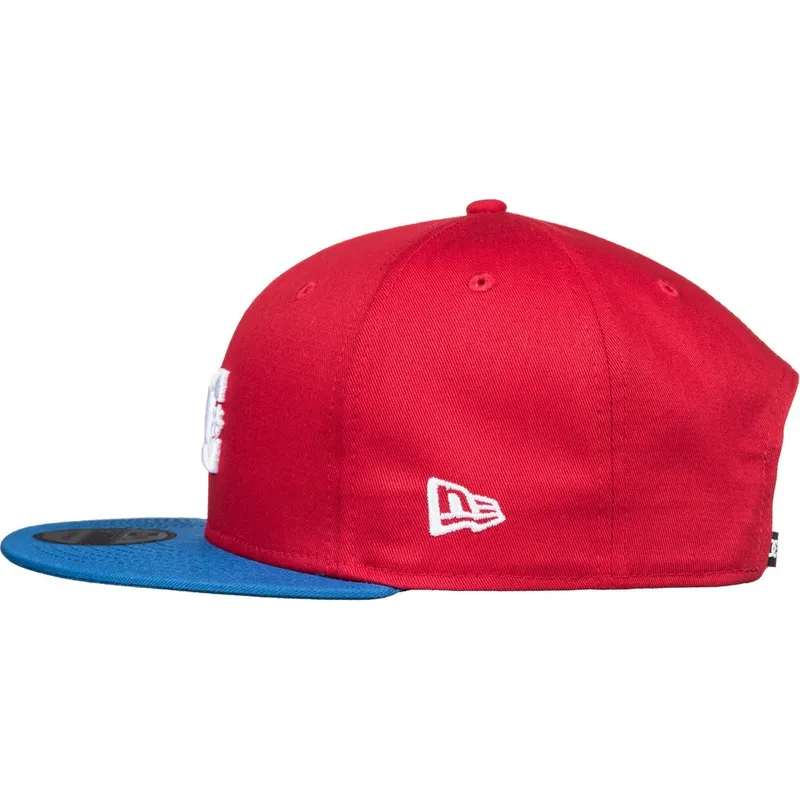 cepice-rovna-cervena-snapback-empire-fielder-dc-shoes
