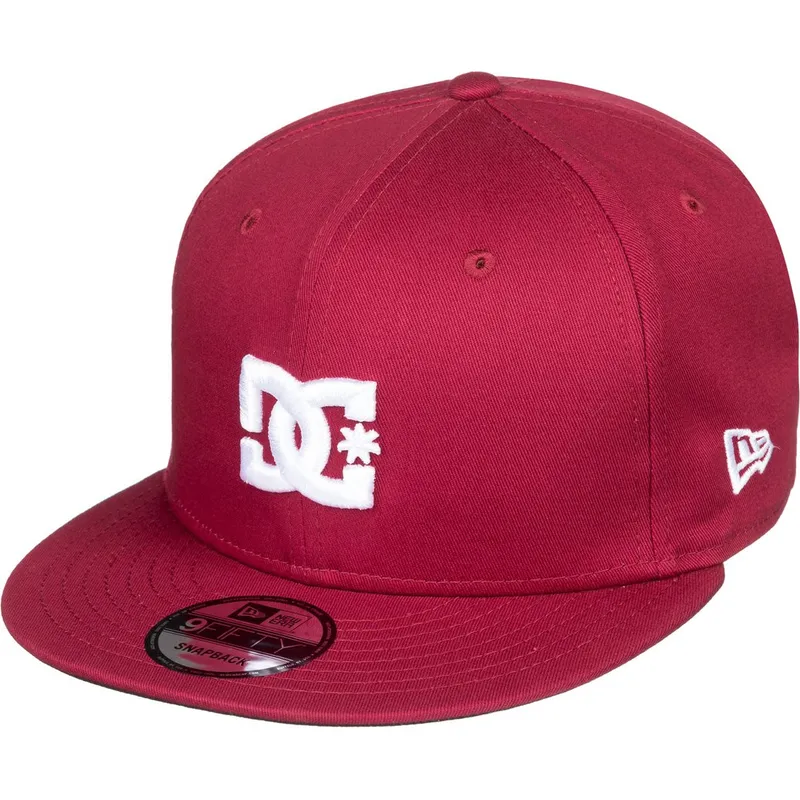 cepice-rovna-cervena-snapback-empire-fielder-dc-shoes