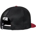 cepice-zaoblena-cervena-snapback-vested-up-dc-shoes