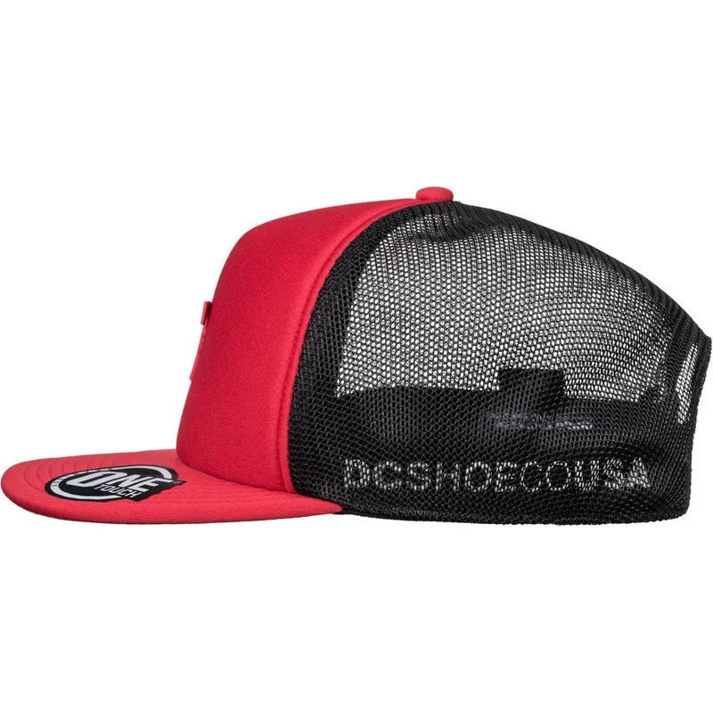 cepice-zaoblena-cervena-snapback-greet-up-dc-shoes