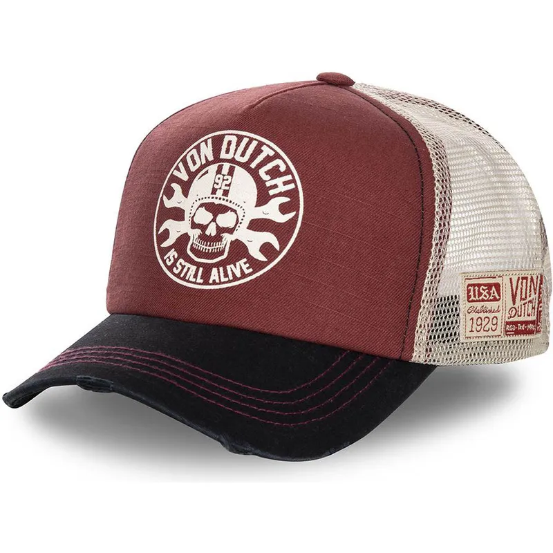 cepice-zaoblena-cervena-snapback-bor-von-dutch