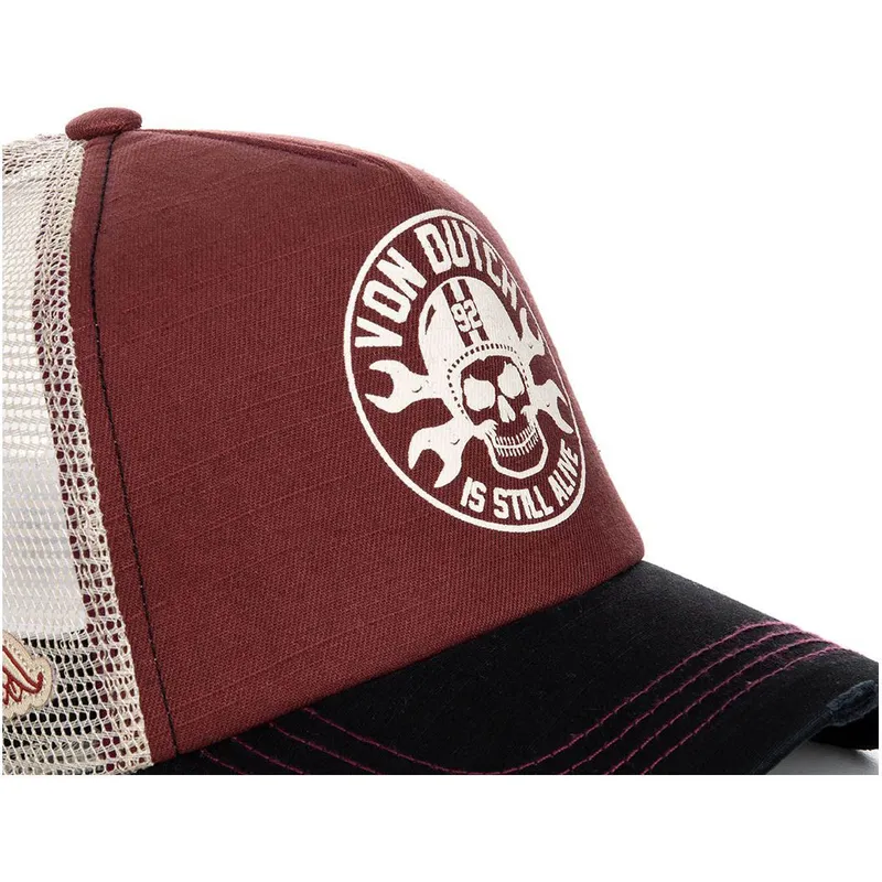 cepice-zaoblena-cervena-snapback-bor-von-dutch
