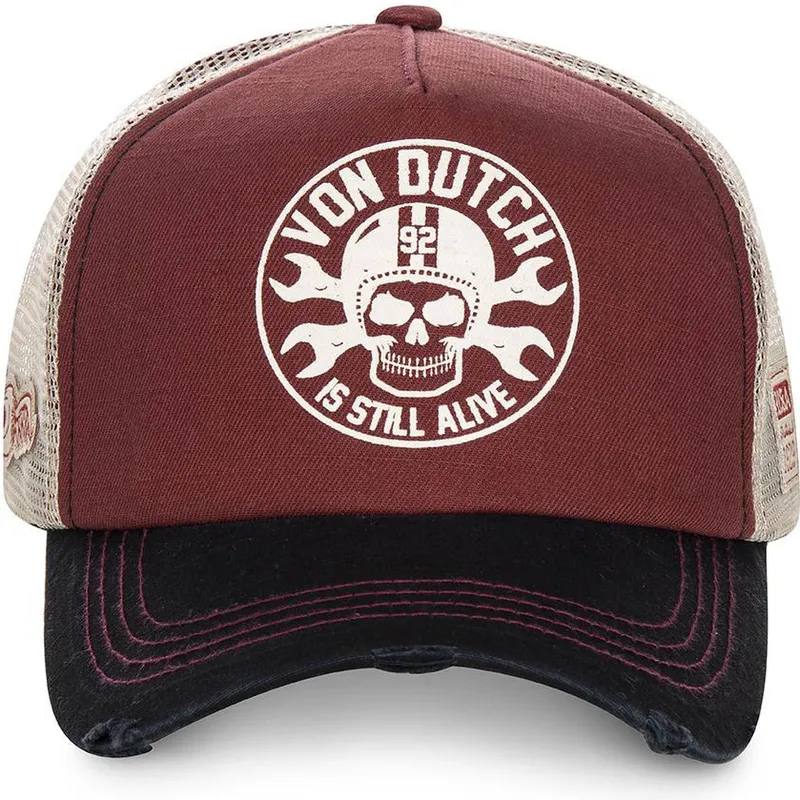 cepice-zaoblena-cervena-snapback-bor-von-dutch
