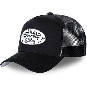 Čepice zaoblená černá snapback DAM BLA Von Dutch