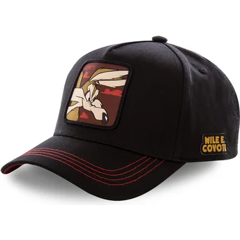 cepice-zaoblena-cerna-snapback-coy3-kojot-looney-tunes-capslab