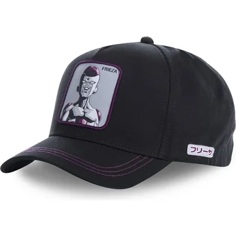 snapback-kappe-mit-gebogenem-schirm-schwarz-frieza-frec-dragon-ball-von-capslab