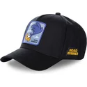 schwarze-snapback-kappe-mit-gebogenem-schirm-correcaminos-roa3-looney-tunes-von-capslab