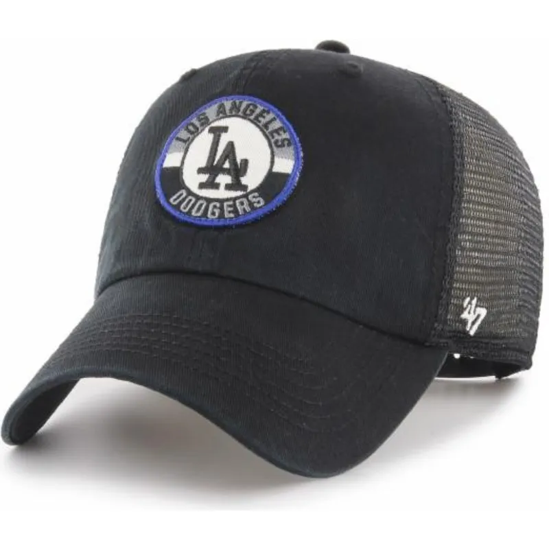 cepice-zaoblena-cerna-snapback-clean-up-porter-los-angeles-dodgers-mlb-47-brand
