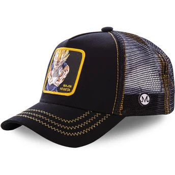Čepice zaoblená černá snapback Majin MV2 Vegeta Dragon Ball Capslab