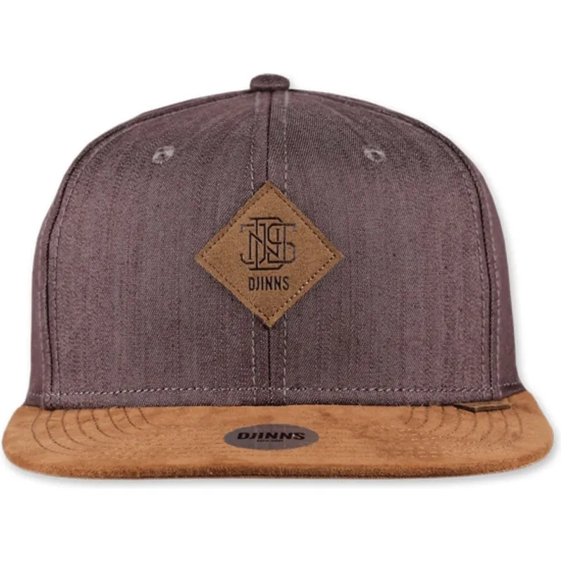 cepice-rovna-hneda-snapback-linen-2015-djinns