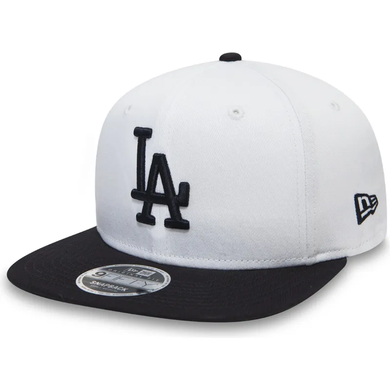 cepice-rovna-bila-snapback-pro-deti-9fifty-contrast-crown-los-angeles-dodgers-mlb-new-era