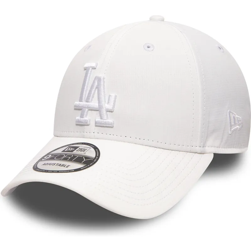 cepice-zaoblena-bila-nastavitelny-9forty-nano-ripstop-los-angeles-dodgers-mlb-new-era