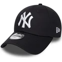cepice-zaoblena-cerna-nastavitelny-pro-deti-velcro-9forty-essential-new-york-yankees-mlb-new-era