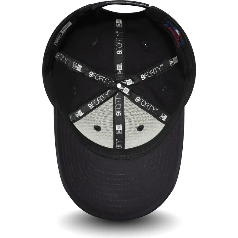 cepice-zaoblena-cerna-nastavitelny-pro-deti-velcro-9forty-essential-new-york-yankees-mlb-new-era