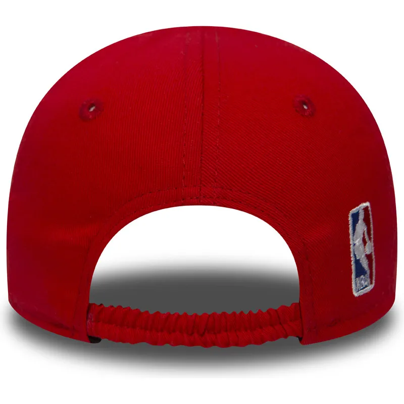 cepice-zaoblena-cervena-nastavitelny-pro-deti-9forty-essential-chicago-bulls-nba-new-era