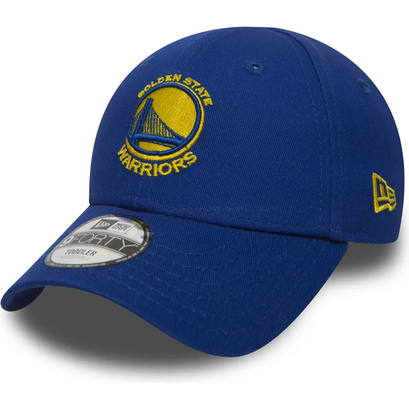 cepice-zaoblena-modra-nastavitelny-pro-deti-9forty-essential-golden-state-warriors-nba-new-era