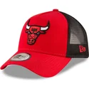 rote-trucker-kappe-9forty-team-der-chicago-bulls-nba-von-new-era