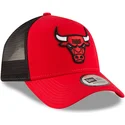 rote-trucker-kappe-9forty-team-der-chicago-bulls-nba-von-new-era