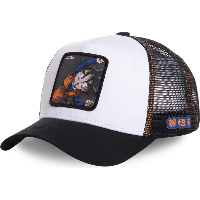 cepice-zaoblena-bila-snapback-fusion-gtn3-goten-dragon-ball-capslab