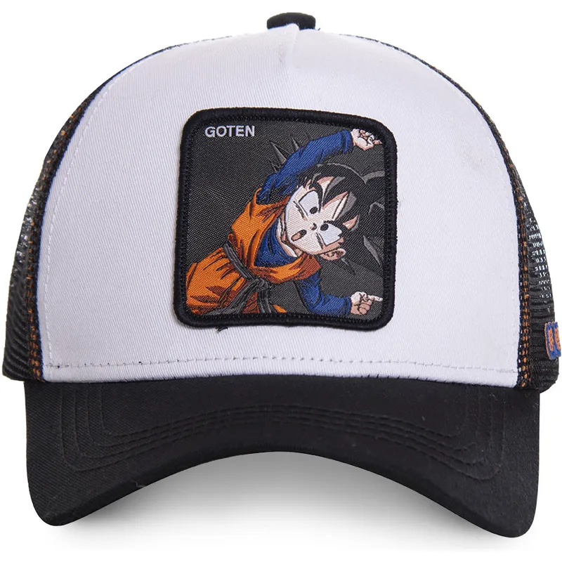 cepice-zaoblena-bila-snapback-fusion-gtn3-goten-dragon-ball-capslab