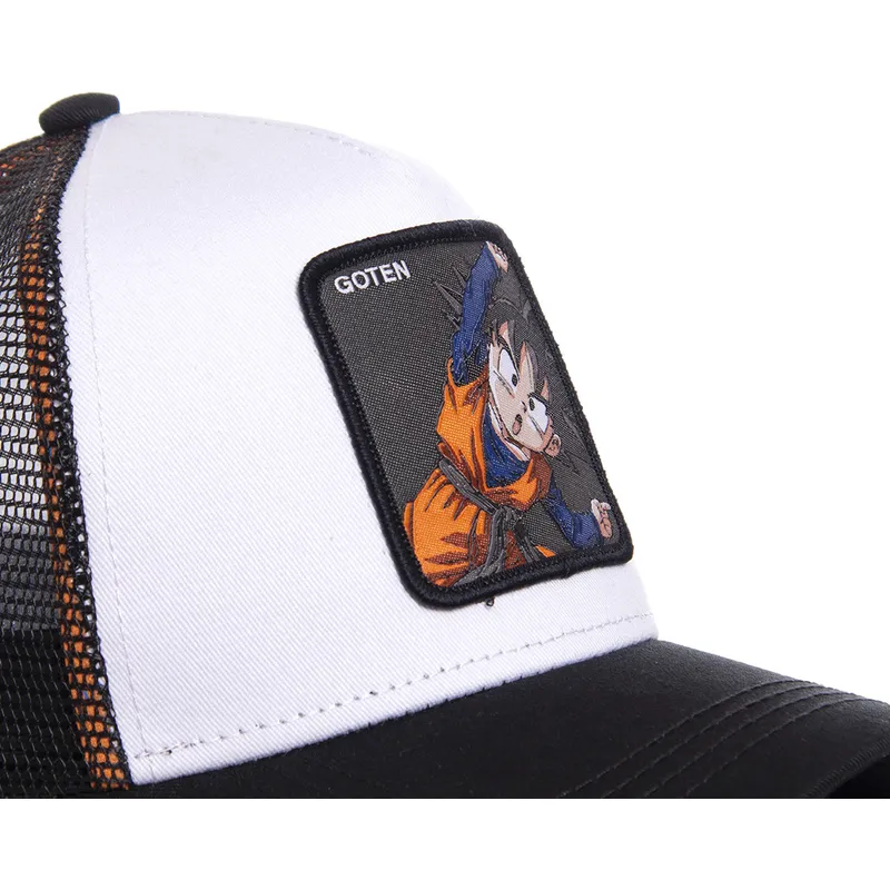 cepice-zaoblena-bila-snapback-fusion-gtn3-goten-dragon-ball-capslab