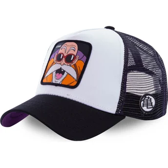 Čepice zaoblená žádné zvíře bílá snapback Master Roshi KAM4 Dragon Ball Muten Róši Dragon Ball Capslab
