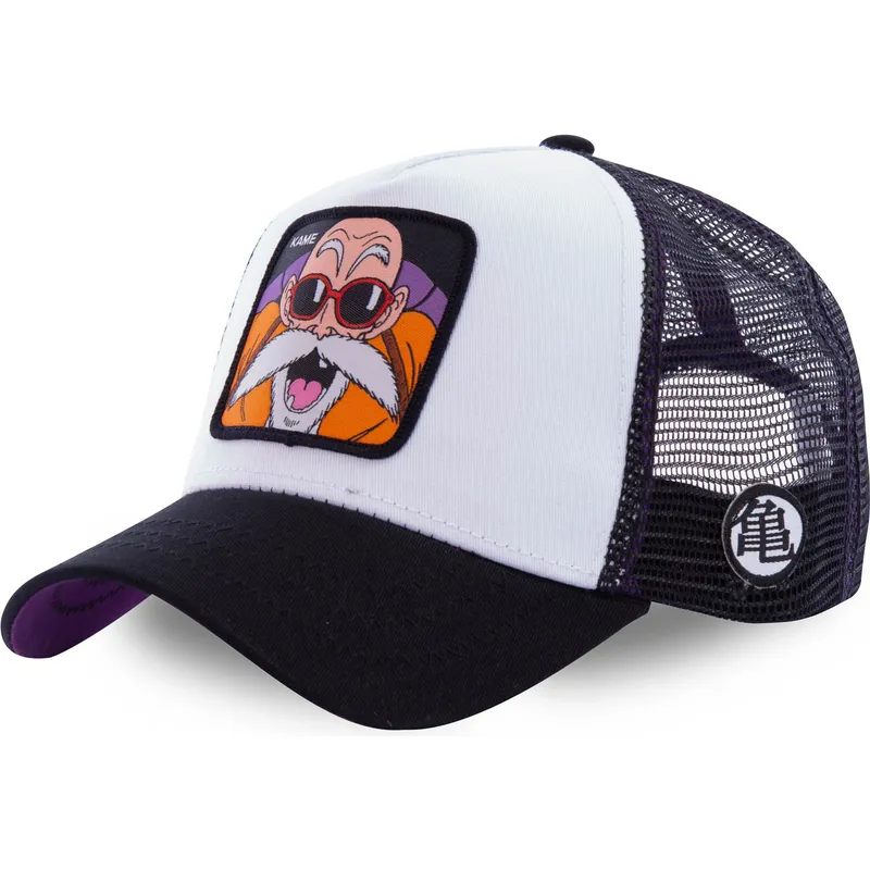 cepice-zaoblena-zadne-zvire-bila-snapback-master-roshi-kam4-dragon-ball-muten-rosi-dragon-ball-capslab