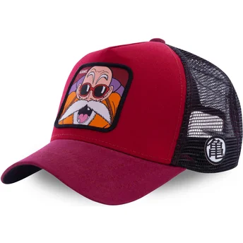 capslab-master-roshi-kam5-dragon-ball-trucker-cap-rot