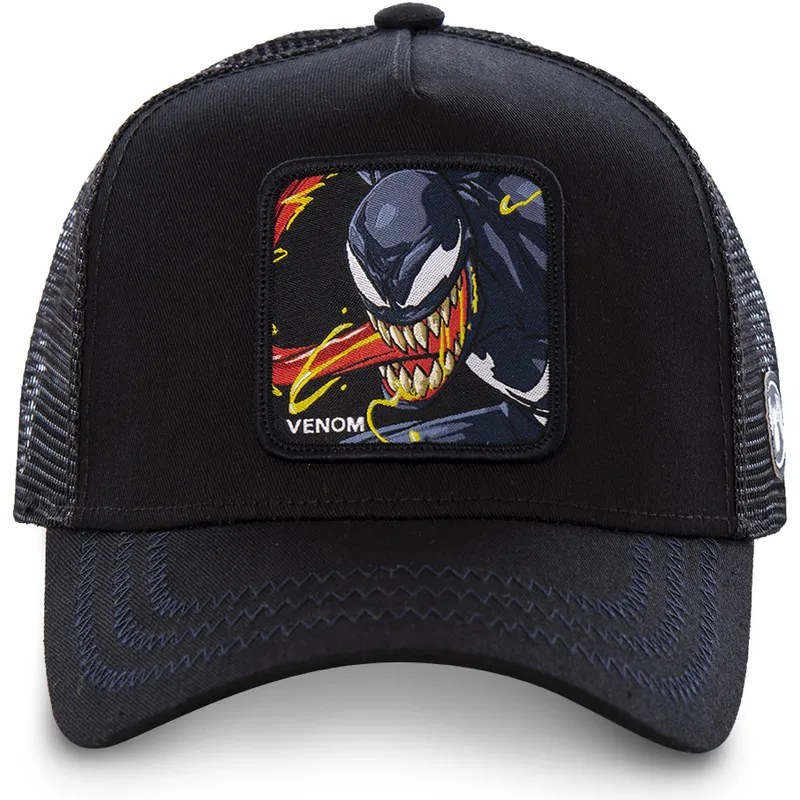 cepice-zaoblena-zadne-zvire-cerna-snapback-venom-ven2-marvel-comics-venom-marvel-comics-capslab