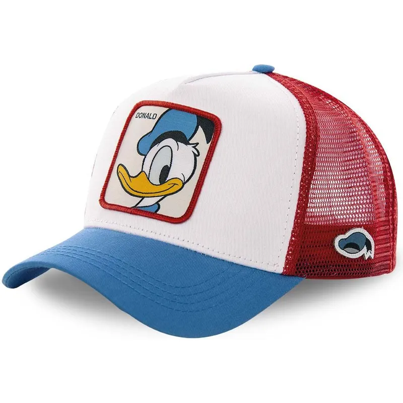 cepice-zaoblena-bila-snapback-duc2-kacer-donald-disney-capslab
