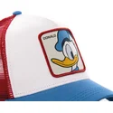 capslab-disney-duc2-donald-duck-weisse-rote-und-blaue-trucker-kappe