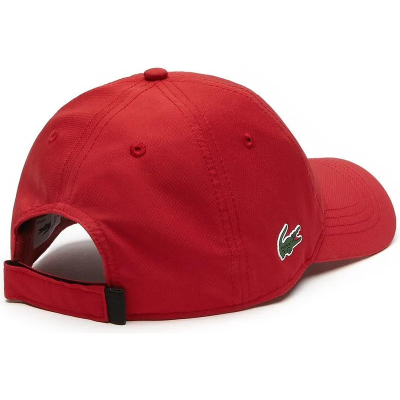 cepice-zaoblena-cervena-nastavitelny-basic-dry-fit-lacoste