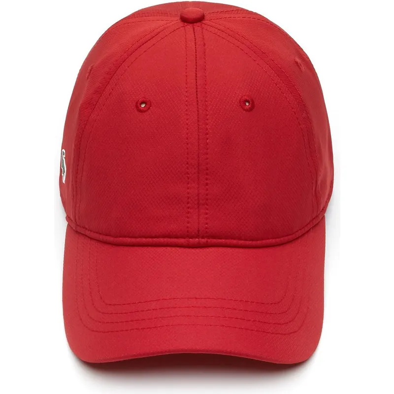 cepice-zaoblena-cervena-nastavitelny-basic-dry-fit-lacoste