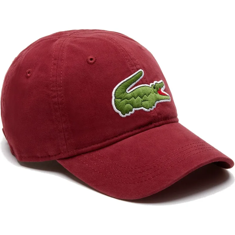 cepice-zaoblena-cervena-nastavitelny-big-croc-gabardine-lacoste cepice-zaoblena-cervena-nastavitelny-big-croc-gabardine-lacoste