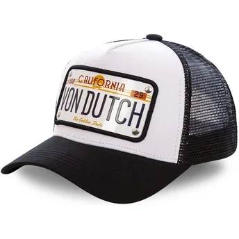 Čepice zaoblená bílá nastavitelný placa California CAL1 Von Dutch