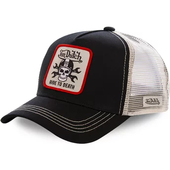 Von Dutch GRN5 Black and White Trucker Hat