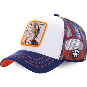 cepice-zaoblena-bila-snapback-super-saiyan-3-san2-son-goku-dragon-ball-capslab