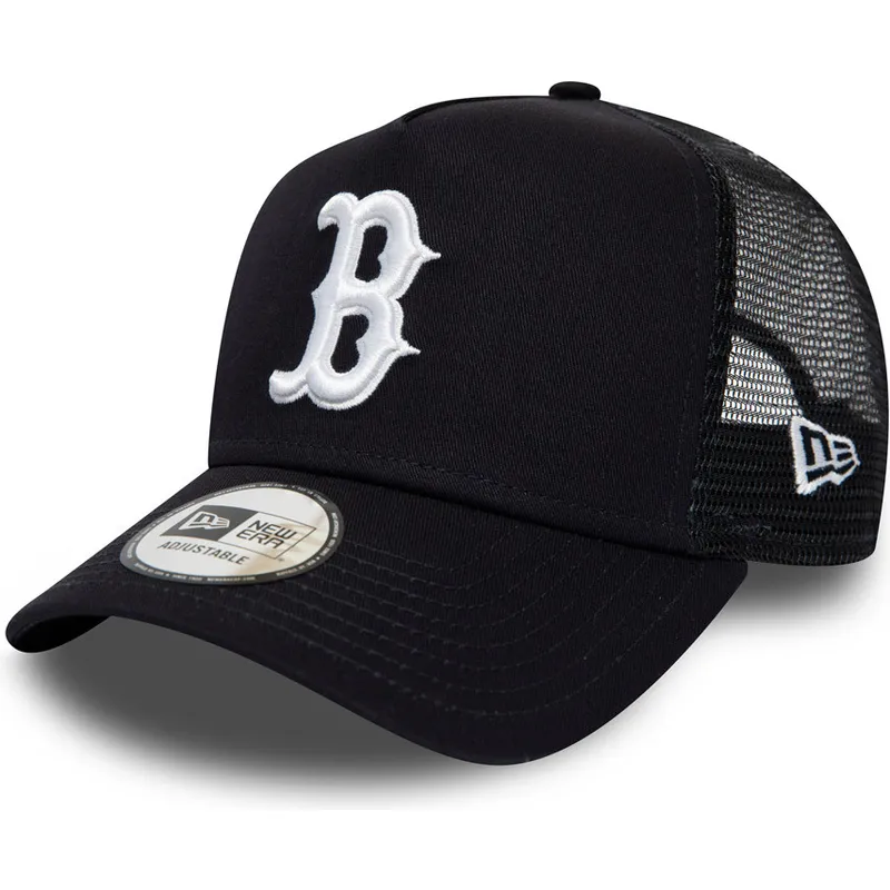 cepice-zaoblena-namornicka-modra-snapback-league-essential-a-frame-boston-red-sox-mlb-new-era