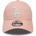 cepice-zaoblena-ruzova-nastavitelny-9forty-league-essential-los-angeles-dodgers-mlb-new-era