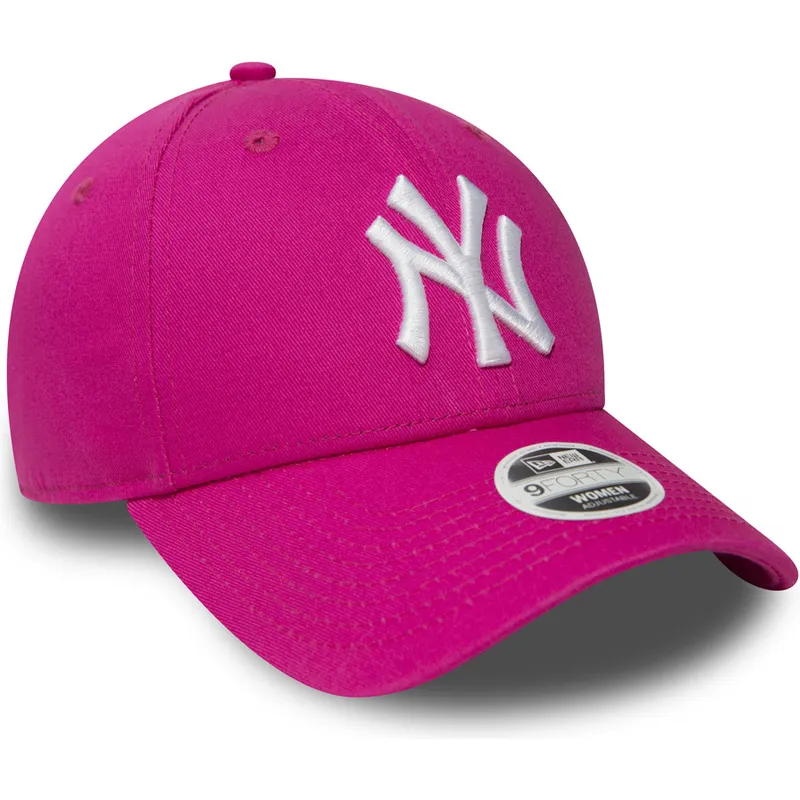 cap-zaoblena-pink-adjustable-strap-9forty-essential-new-york-yankees-mlb-new-era cap-zaoblena-pink-adjustable-strap-9forty-essential-new-york-yankees-mlb-new-era