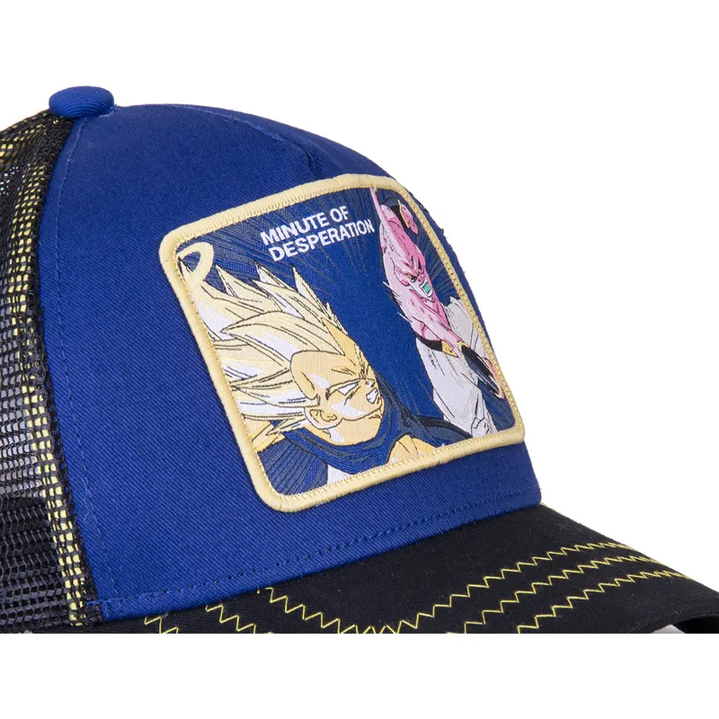 cepice-zaoblena-modra-snapback-minute-of-desperation-des2-vegeta-vs-kid-buu-dragon-ball-capslab