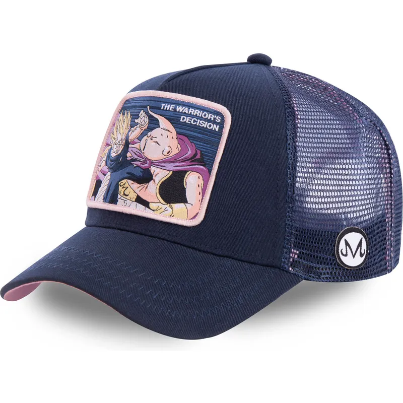 cepice-zaoblena-namornicka-modra-snapback-warriors-decision-fin1-vegeta-vs-buu-dragon-ball-capslab