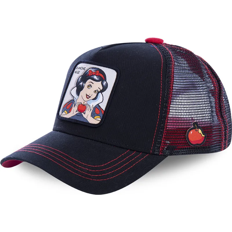 cepice-zaoblena-cerna-snapback-sno1-snehurka-disney-capslab